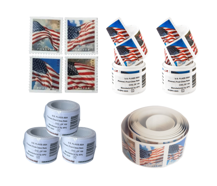 2024 flag Forever Stamps coil - Image 3