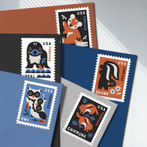 2025 Baby Wild Animals Forever Stamps